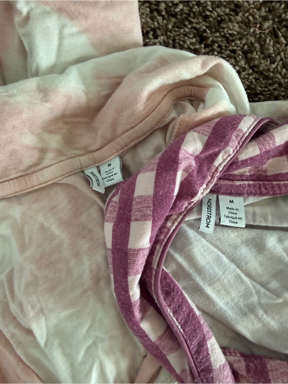 Nordstrom Moonlit Pajama Medium Bundle Pink Patterns Bamboo Luxury